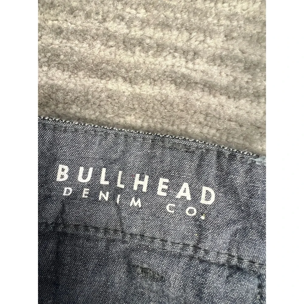 Bullhead Denim Co Pants Mens 32x30 Grey Skinny Textured Chino Casual Trousers